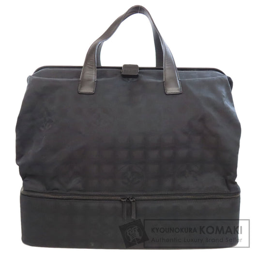シャネル ニュートラベルライン ボストンバッグ ナイロンジャガード レディース 【中古】【CHANEL】