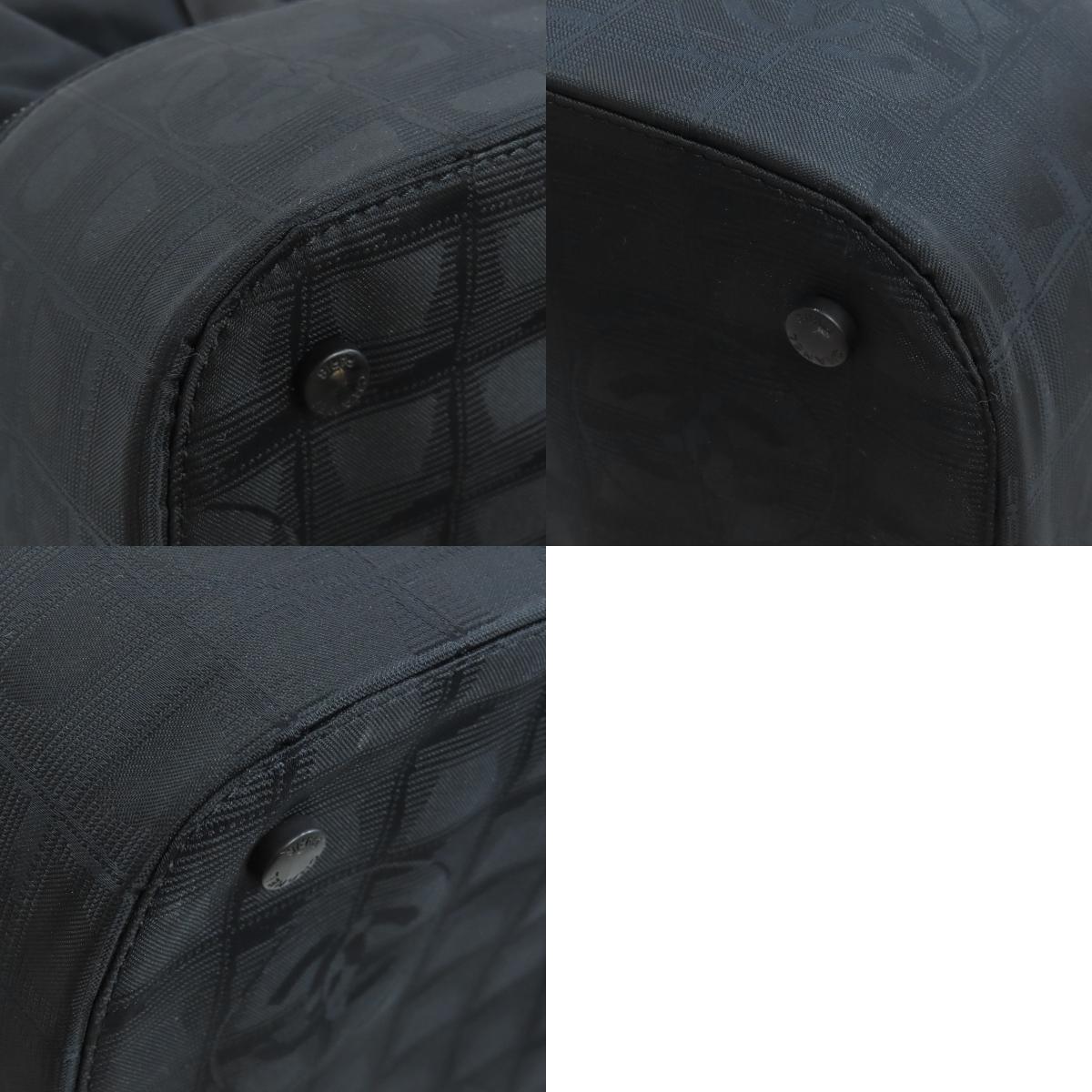 CHANEL New travel line Boston bag Nylon jacquard Ladies [Used]