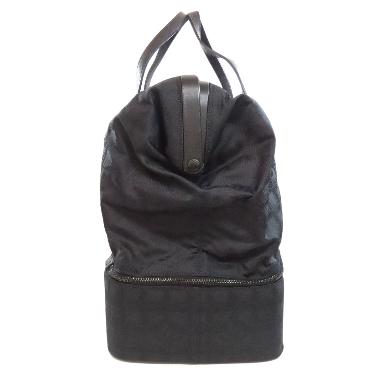 シャネル ニュートラベルライン ボストンバッグ ナイロンジャガード レディース 【中古】【CHANEL】