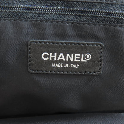 シャネル ニュートラベルライン ボストンバッグ ナイロンジャガード レディース 【中古】【CHANEL】