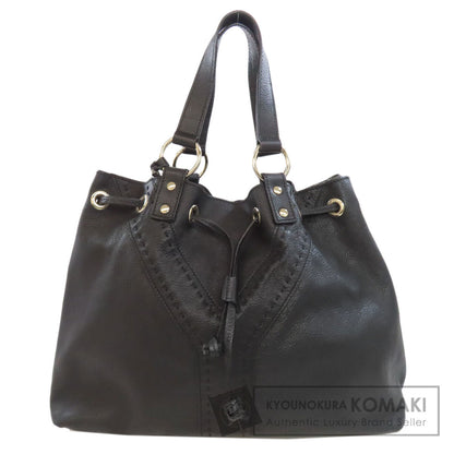 YVES SAINT LAURENT   Handbag logo Leather Ladies