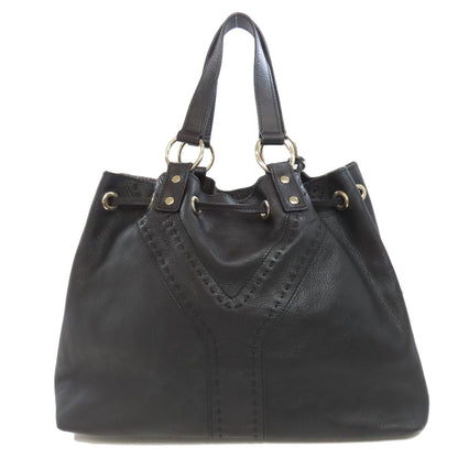 YVES SAINT LAURENT   Handbag logo Leather Ladies