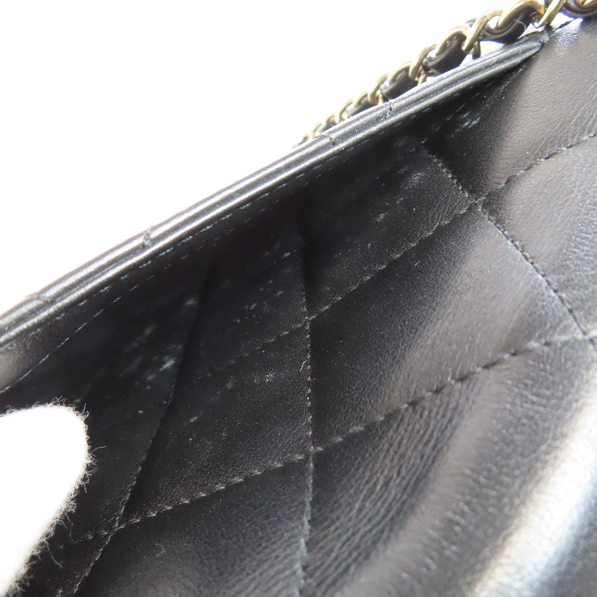 CHANEL Matelasse GoldHardware 2WAY Handbag Lambskin Ladies [Used]