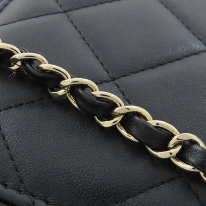 CHANEL Matelasse GoldHardware 2WAY Handbag Lambskin Ladies [Used]
