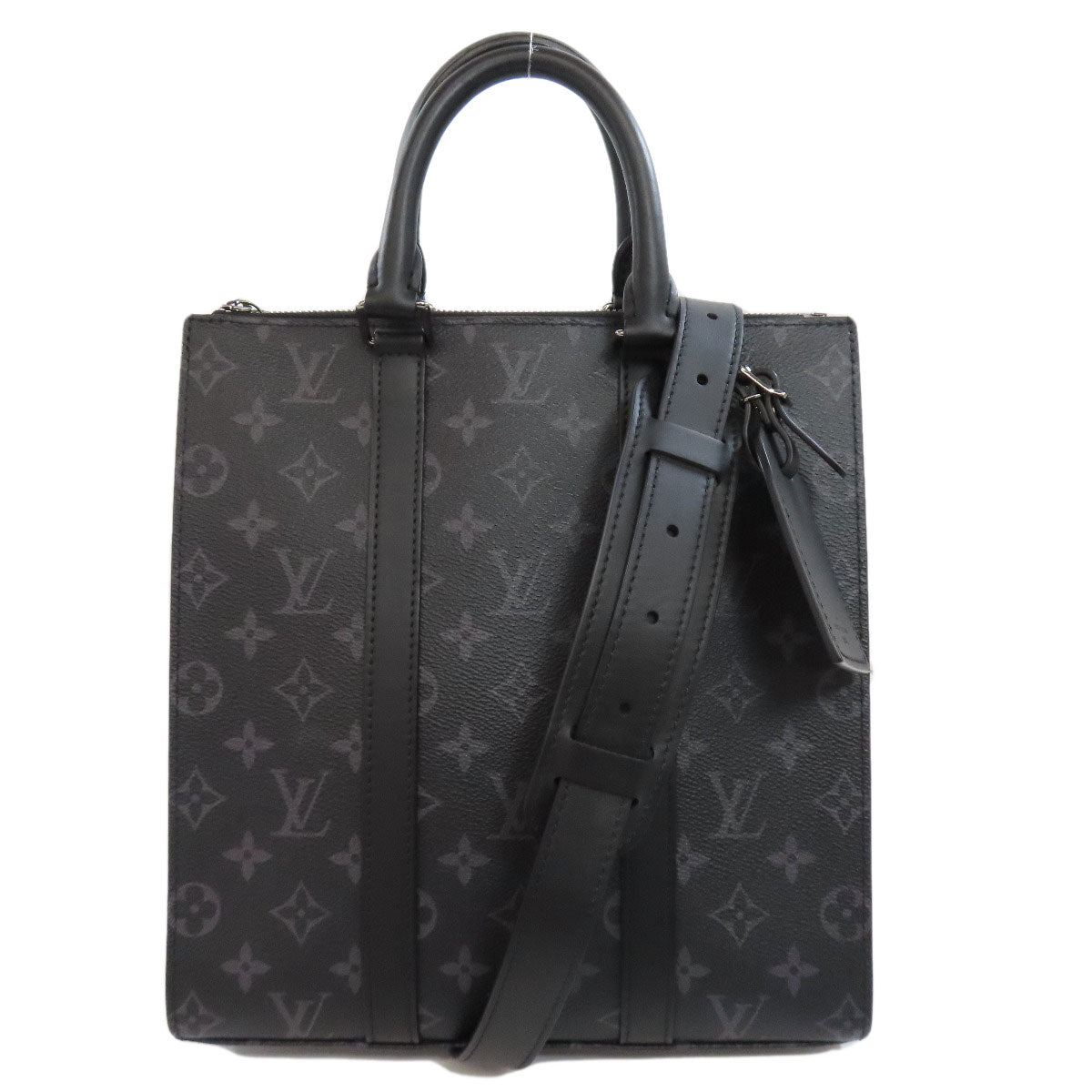 LOUIS VUITTON  M46098 Tote Bag Sac Plat Cloth Monogram Eclipse Ladies