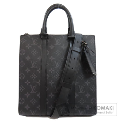 LOUIS VUITTON  M46098 Tote Bag Sac Plat Cloth Monogram Eclipse Ladies