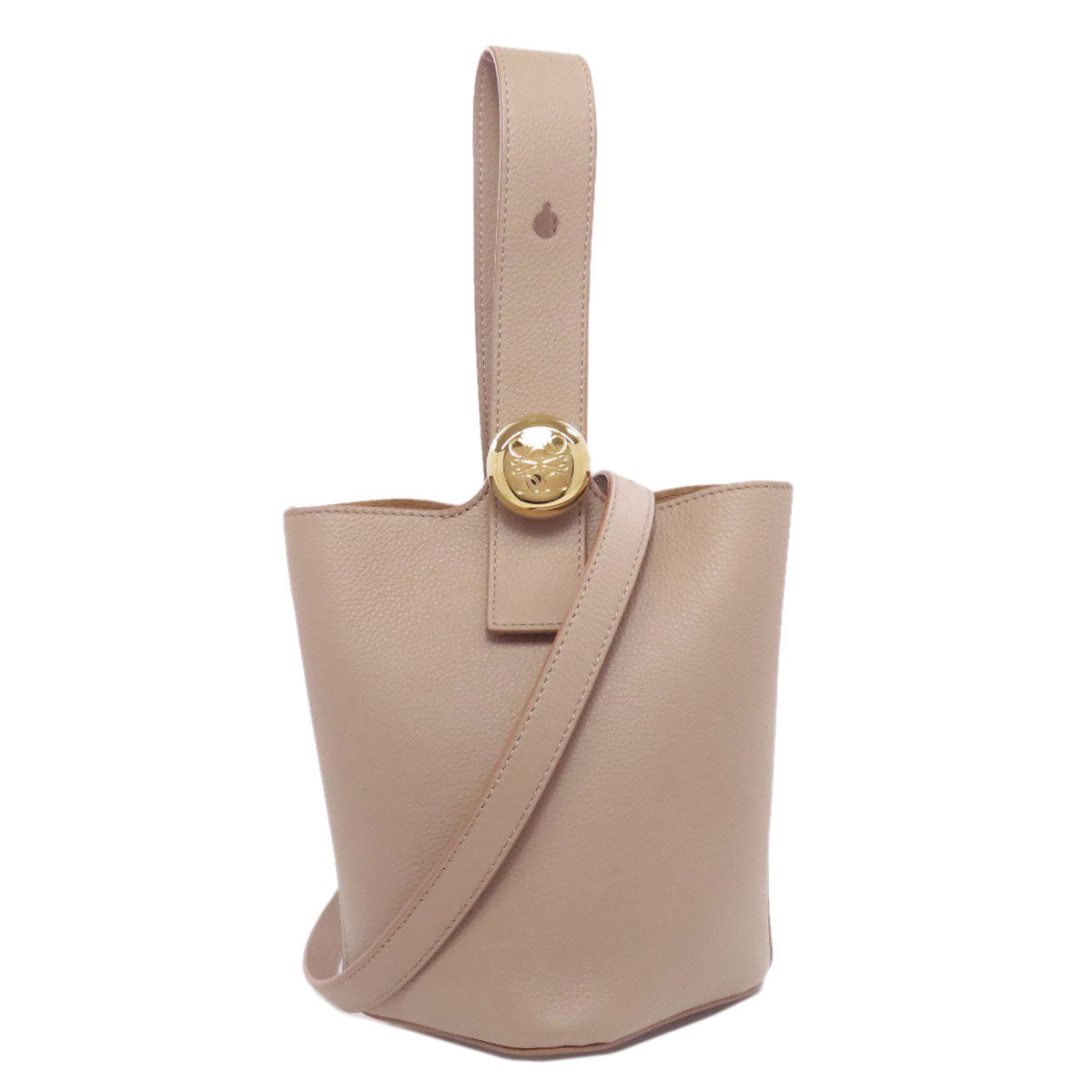 LOEWE   Handbag Pebble Bucket Bag Mini 2WAY Calf Ladies