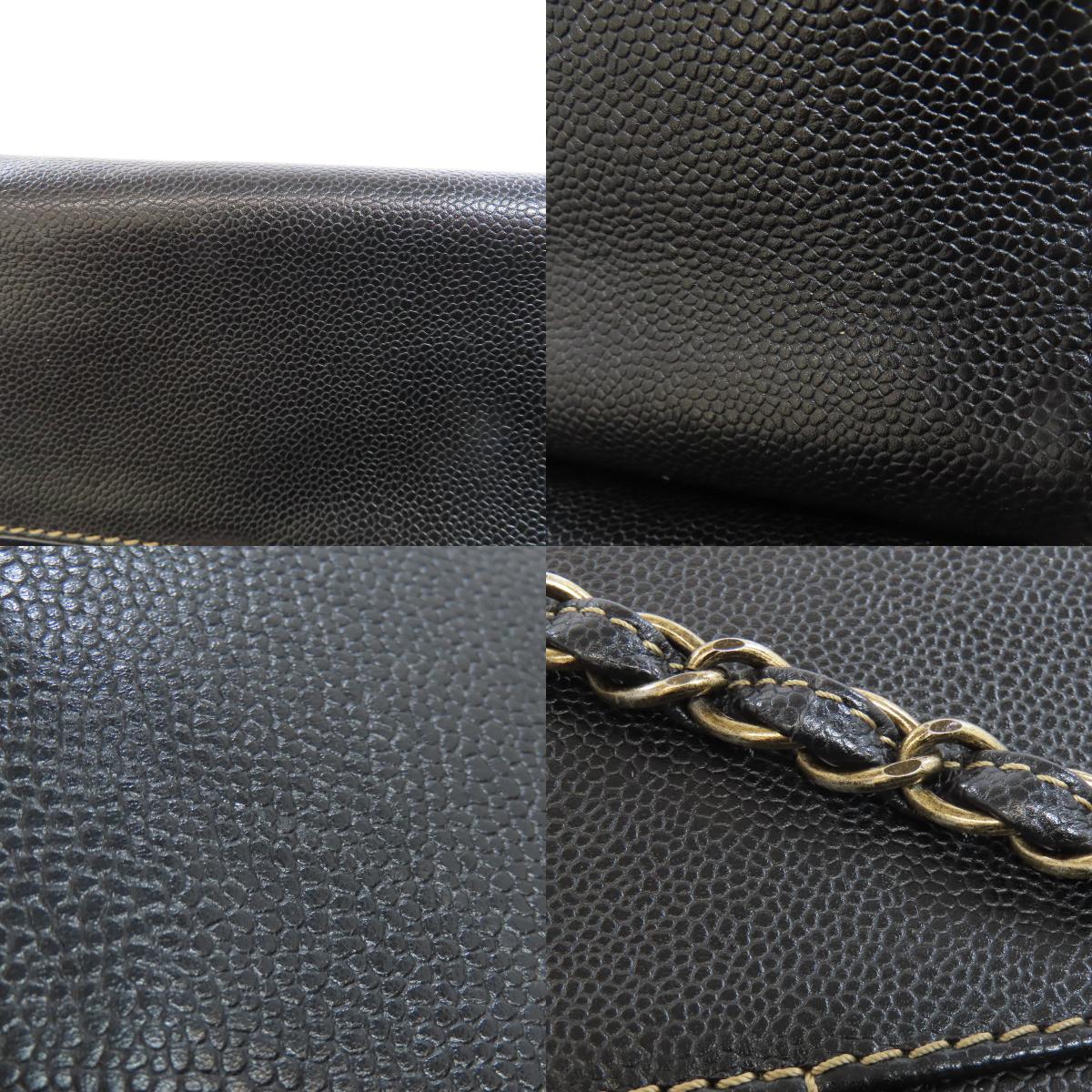 CHANEL Chain tote Tote Bag Grained Calfskin Skin Ladies [Used]