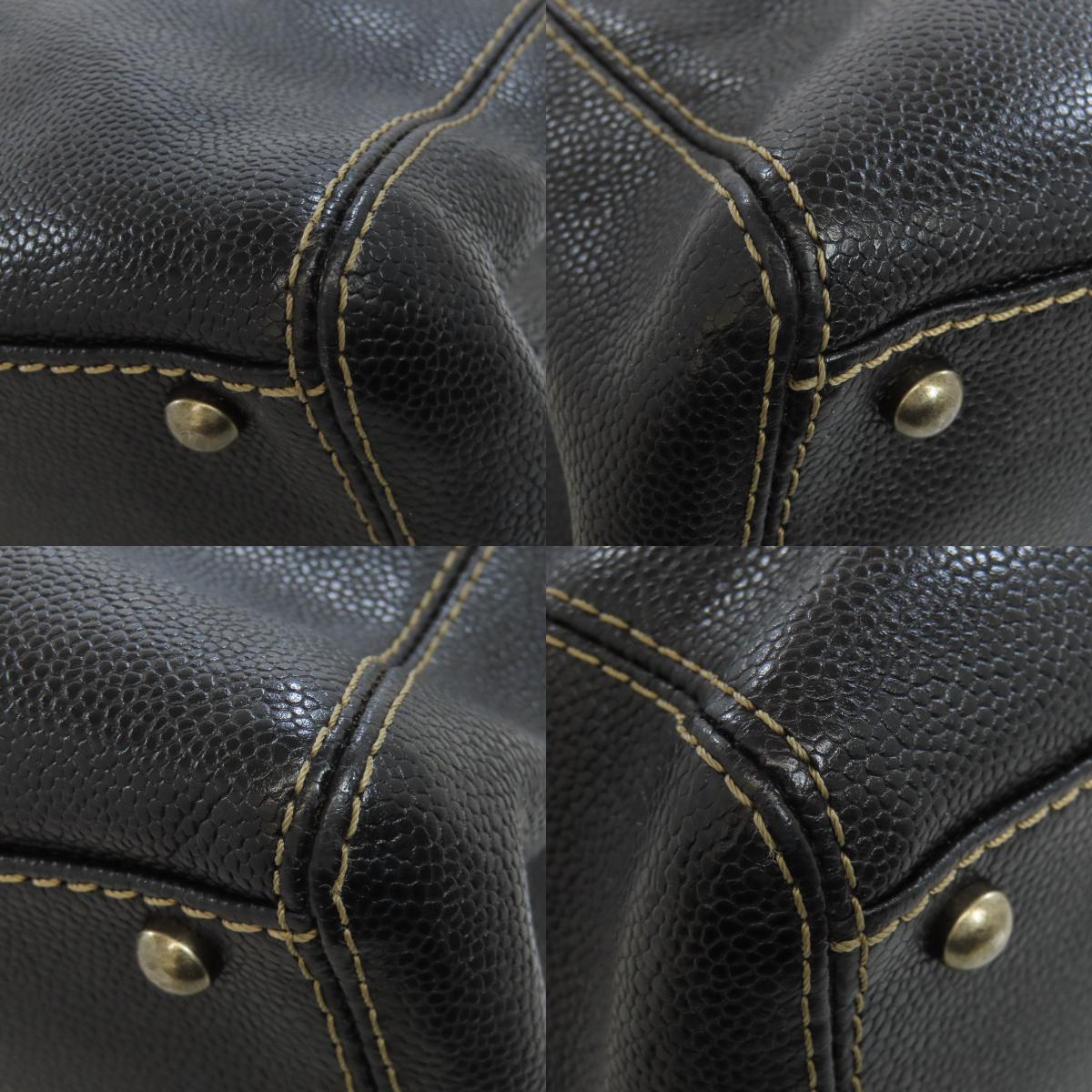 CHANEL Chain tote Tote Bag Grained Calfskin Skin Ladies [Used]