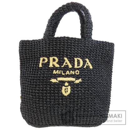 PRADA  1BG422 Handbag small crochet Raffia Ladies