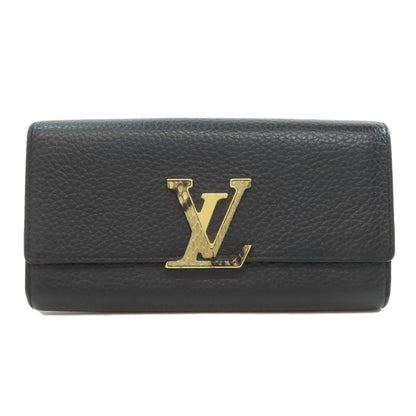 LOUIS VUITTON  N90129 Long wallet (with coin pocket) Portefeiulle Capuccine Taurillon ClemenceLeather Ladies