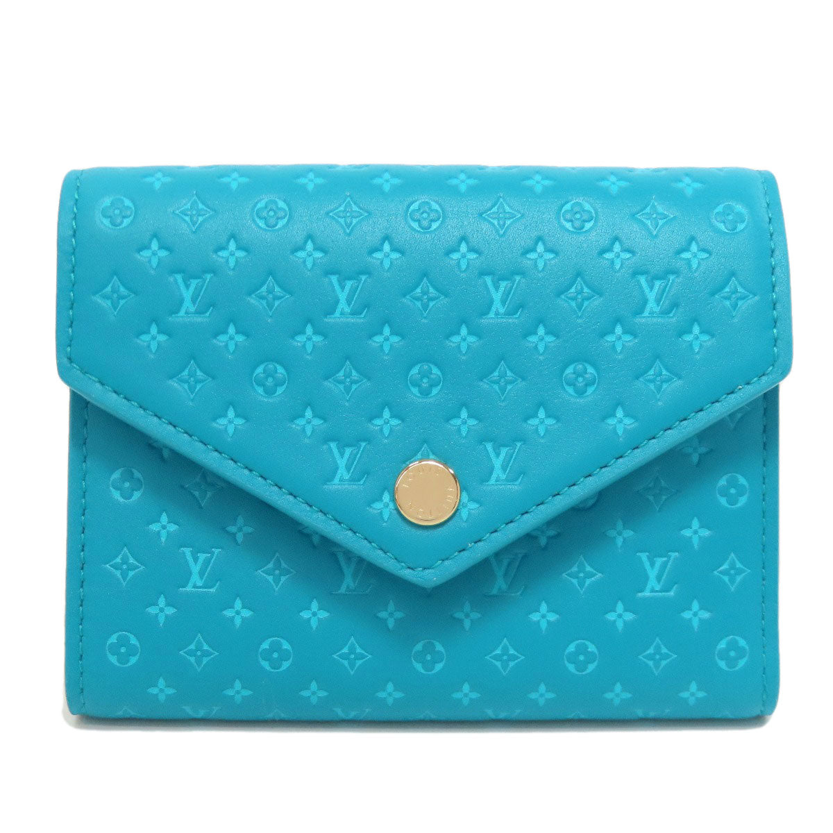 LOUIS VUITTON  M82314 Bifold Wallet with Coin Pocket Portefeiulle Â· Victorine Leather NanogramLadies