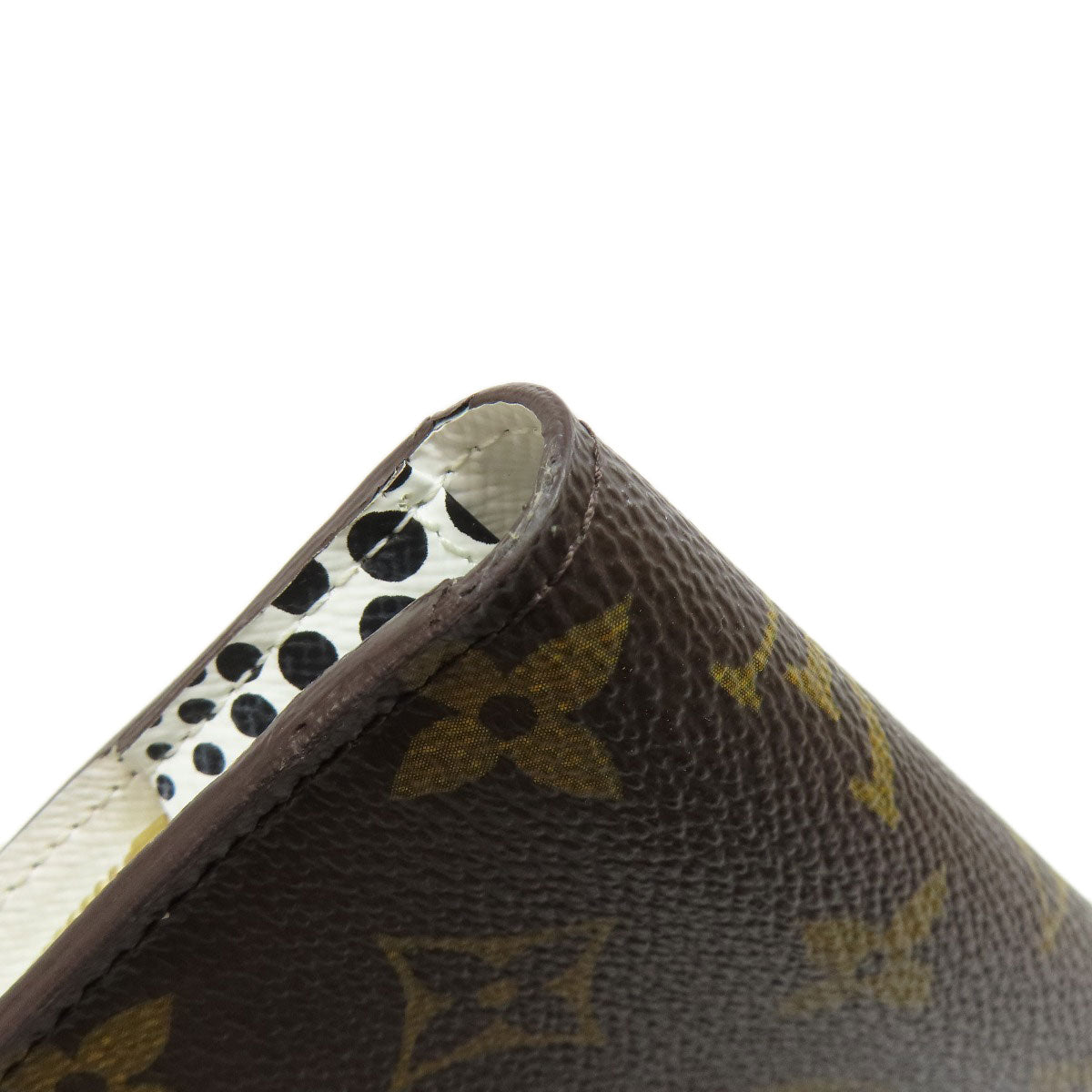 LOUIS VUITTON  M60452 Long wallet (with coin pocket) Portefeiulle and Insolite collaboration with Yayoi Kusama Monogram canvas Ladies