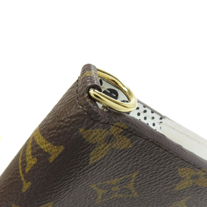 LOUIS VUITTON M60452 Portefeiulle and Insolite collaboration with Yayoi Kusama Long wallet (with coin pocket) Monogram canvas Ladies [Used]