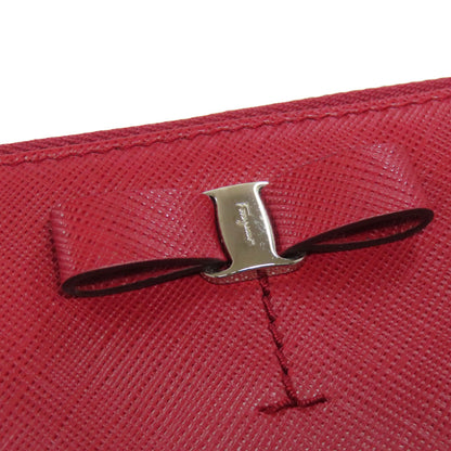 Salvatore Ferragamo   Long wallet (with coin pocket) Vara ribbon PVC Ladies