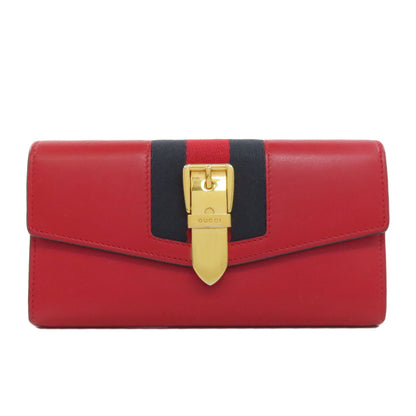 GUCCI  476084 Long wallet (with coin pocket) Sylvie Continental Leather Ladies