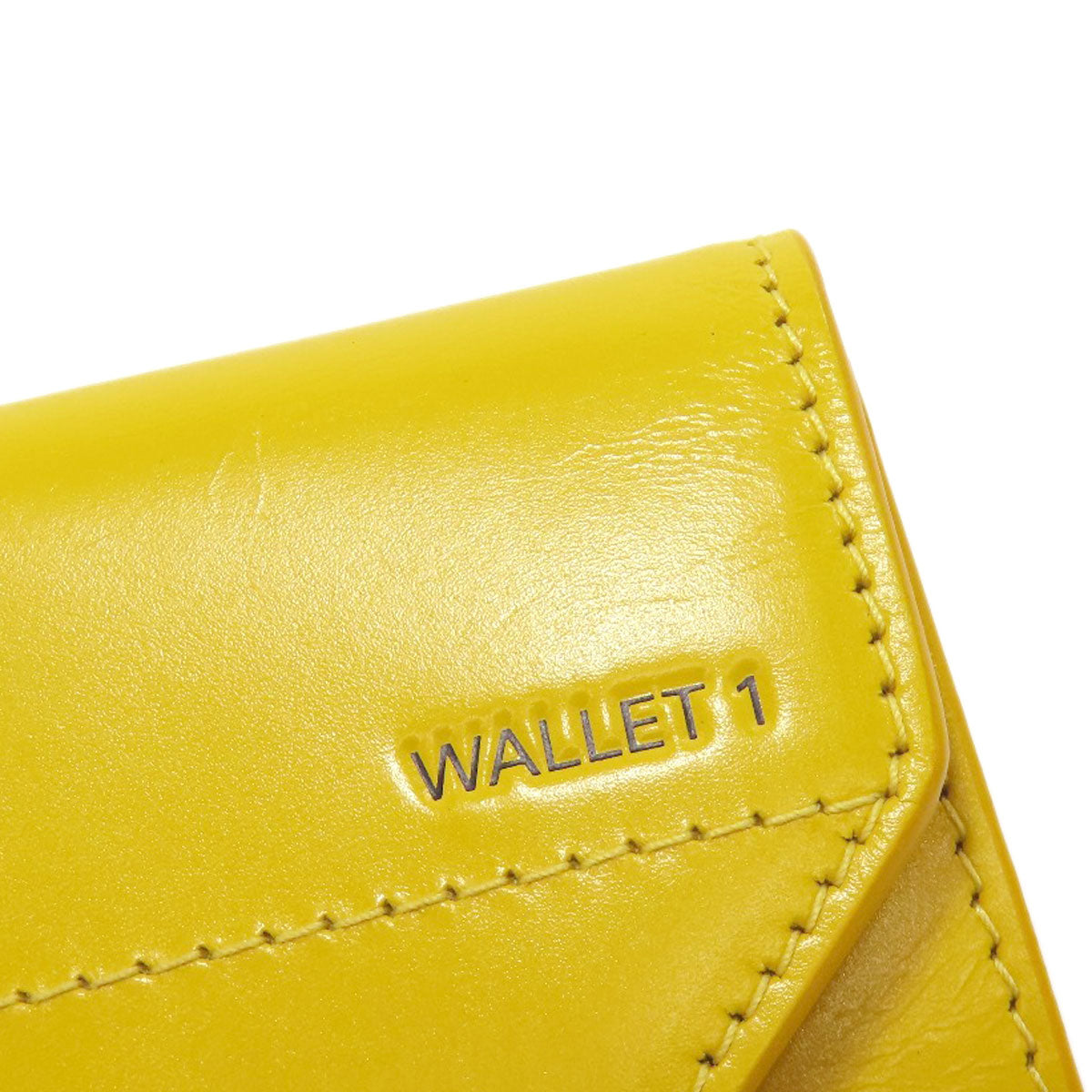 BALENCIAGA 529098 Logo tri-fold wallet Bifold Wallet with Coin Pocket Leather Ladies [Used]