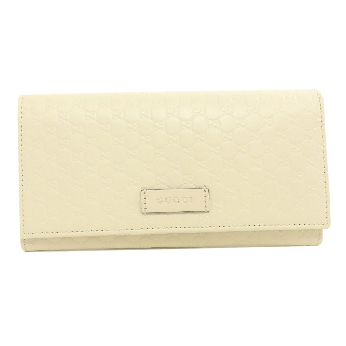 GUCCI  449396 Long wallet (with coin pocket) Outlet GG Signature Micro Shima Leather Ladies