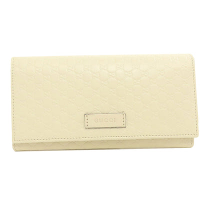 GUCCI  449396 Long wallet (with coin pocket) Outlet GG Signature Micro Shima Leather Ladies