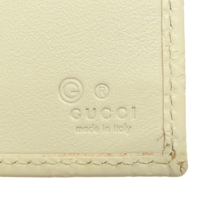 GUCCI  449396 Long wallet (with coin pocket) Outlet GG Signature Micro Shima Leather Ladies