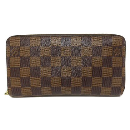 LOUIS VUITTON  N41661 Long wallet (with coin pocket) Zippy wallet Damier canvas Ladies