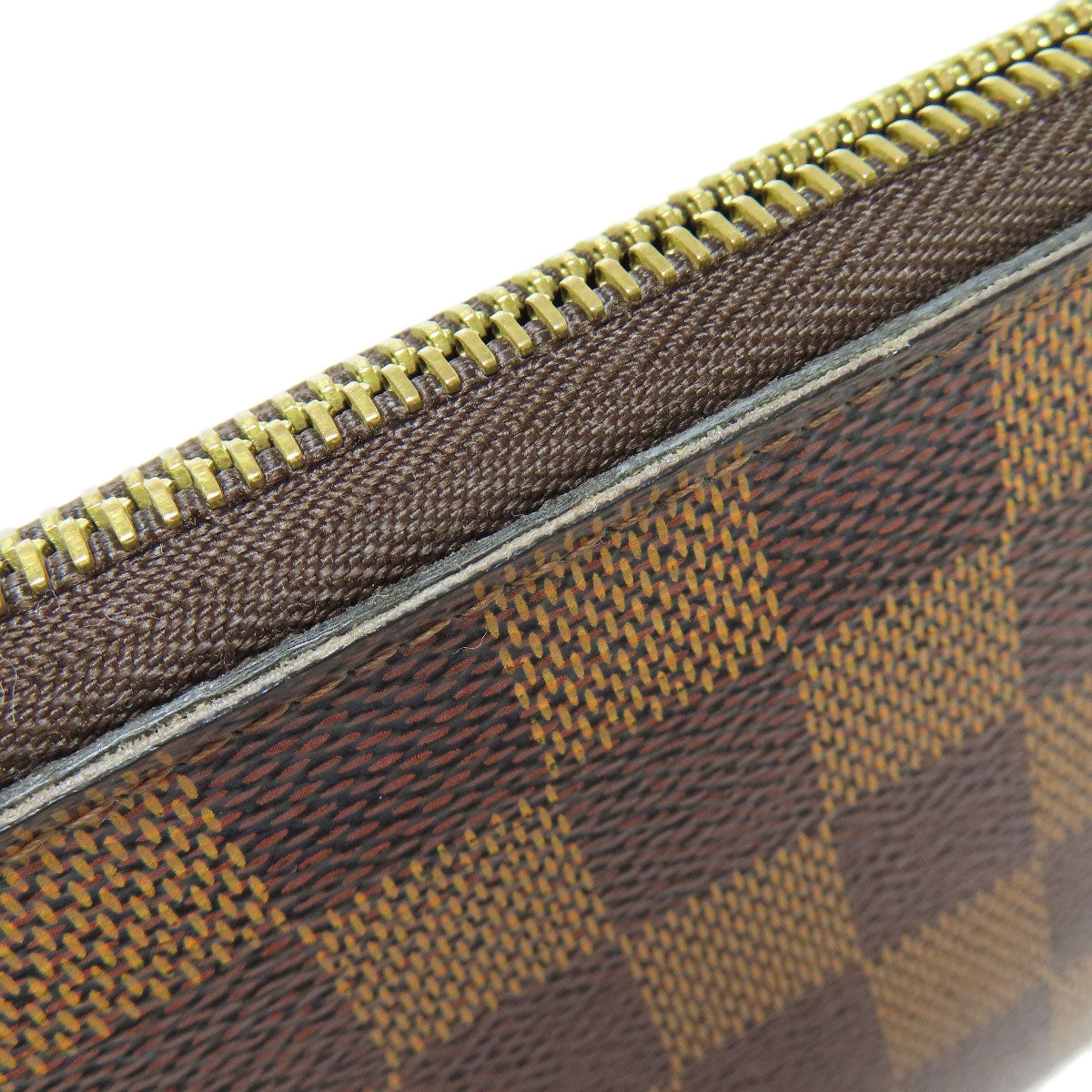 LOUIS VUITTON  N41661 Long wallet (with coin pocket) Zippy wallet Damier canvas Ladies