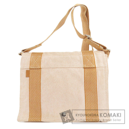 HERMES   Shoulder Bag fool toe bassas Canvas Ladies