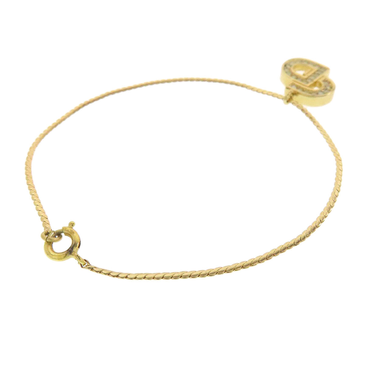 CHRISTIAN DIOR CD logo Bracelet Metal Ladies [Used]