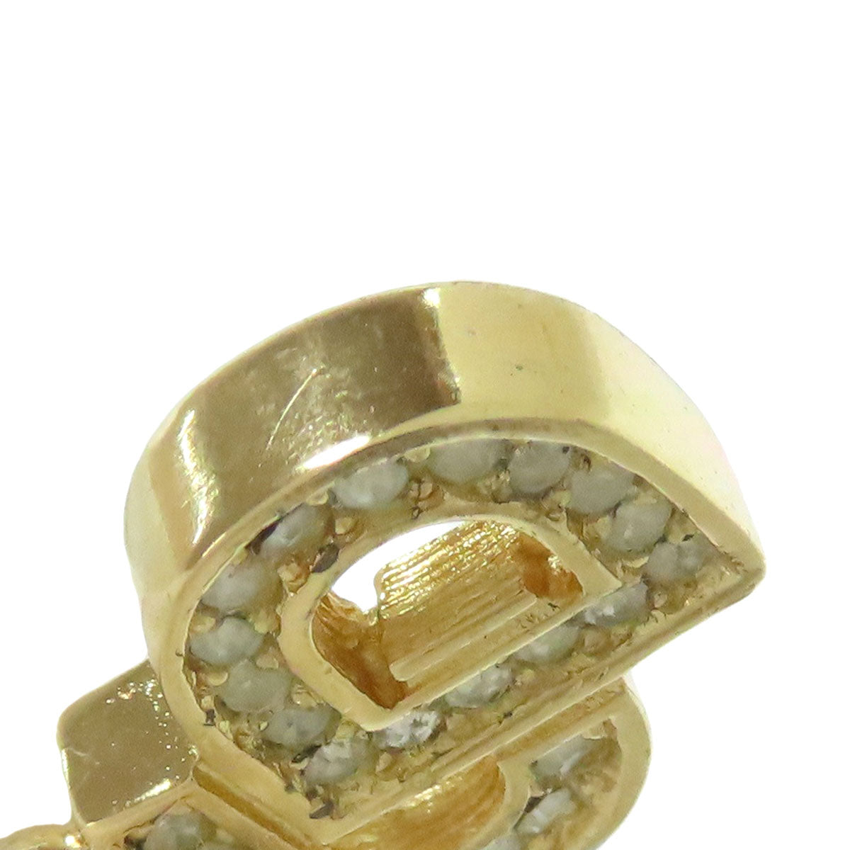 CHRISTIAN DIOR CD logo Bracelet Metal Ladies [Used]