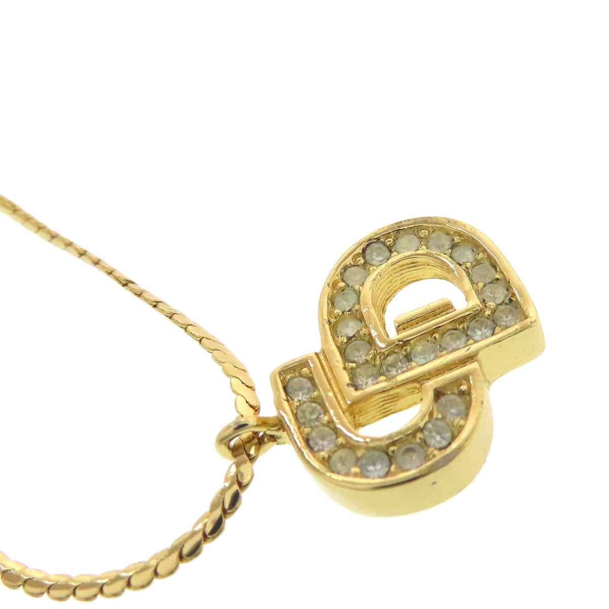 CHRISTIAN DIOR CD logo Bracelet Metal Ladies [Used]