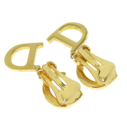 CHRISTIAN DIOR CD logo earring Metal Ladies [Used]