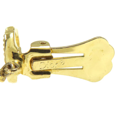 CHRISTIAN DIOR CD logo earring Metal Ladies [Used]