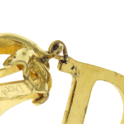 CHRISTIAN DIOR CD logo earring Metal Ladies [Used]