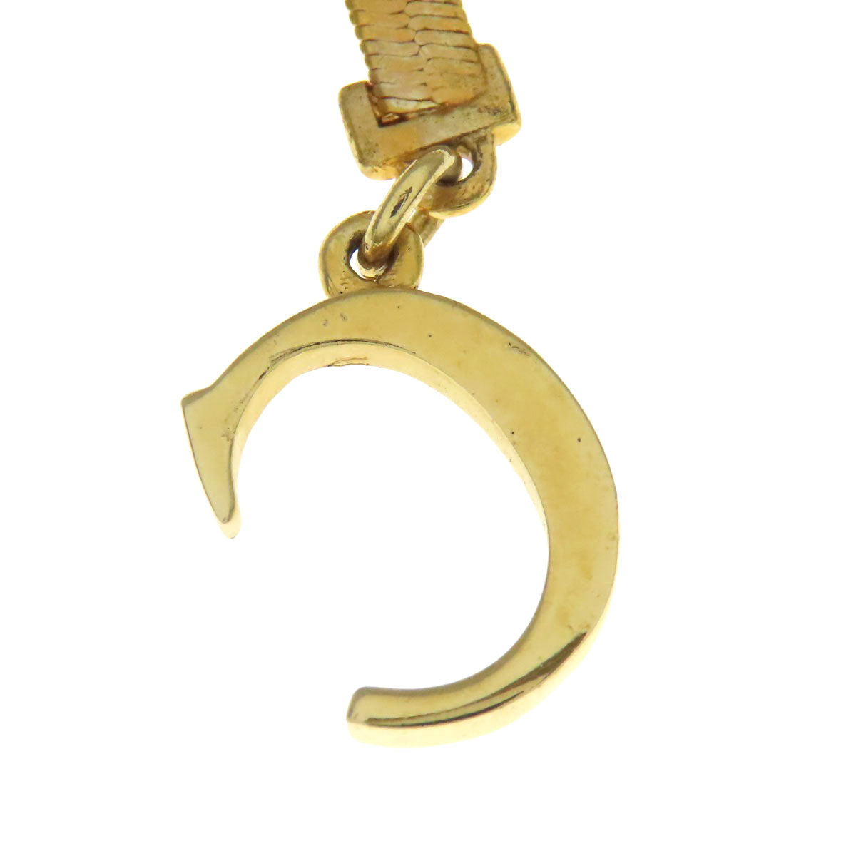 CHRISTIAN DIOR ribbon Bracelet Metal Ladies [Used]