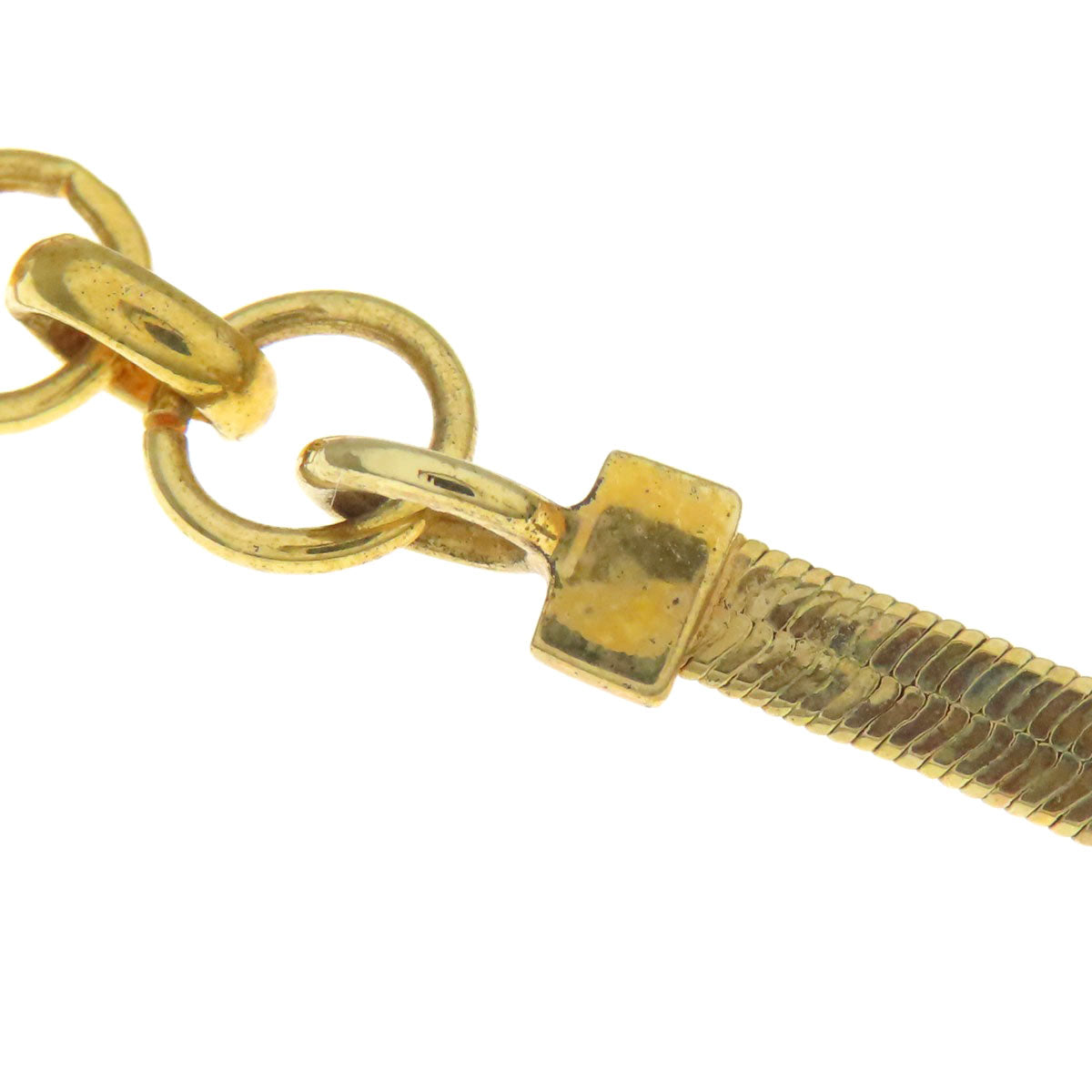 CHRISTIAN DIOR ribbon Bracelet Metal Ladies [Used]