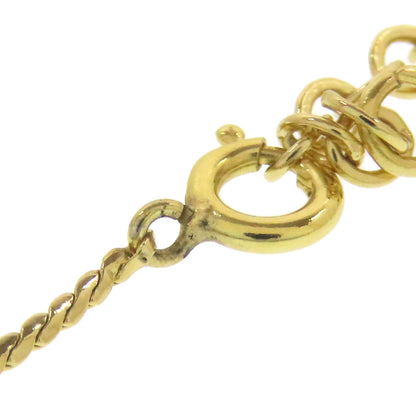 CHRISTIAN DIOR CD logo Necklace Metal Ladies [Used]