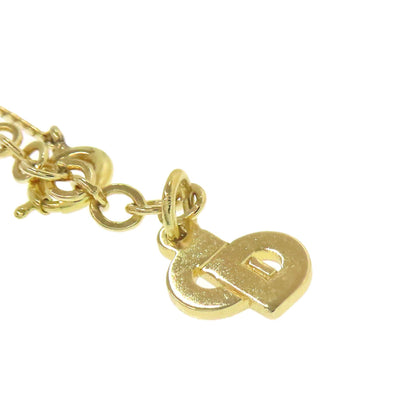 CHRISTIAN DIOR CD logo Necklace Metal Ladies [Used]