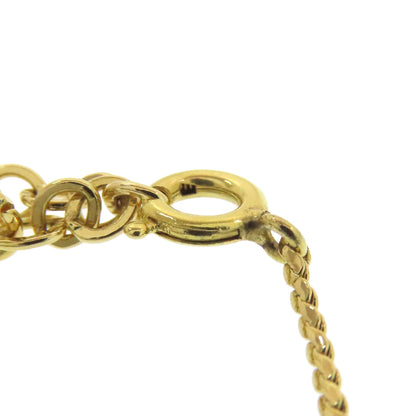 CHRISTIAN DIOR CD logo Necklace Metal Ladies [Used]