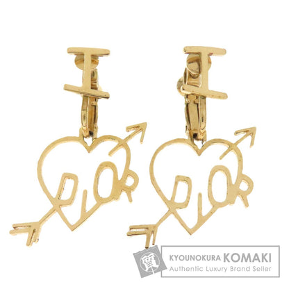CHRISTIAN DIOR Heart Arrow earring Metal Ladies [Used]