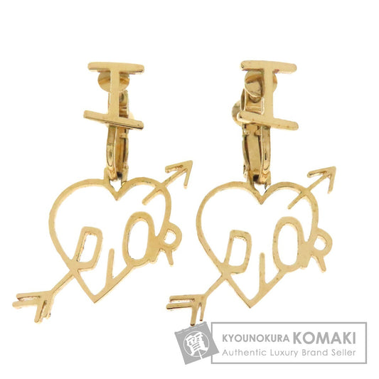 CHRISTIAN DIOR Heart Arrow earring Metal Ladies [Used]