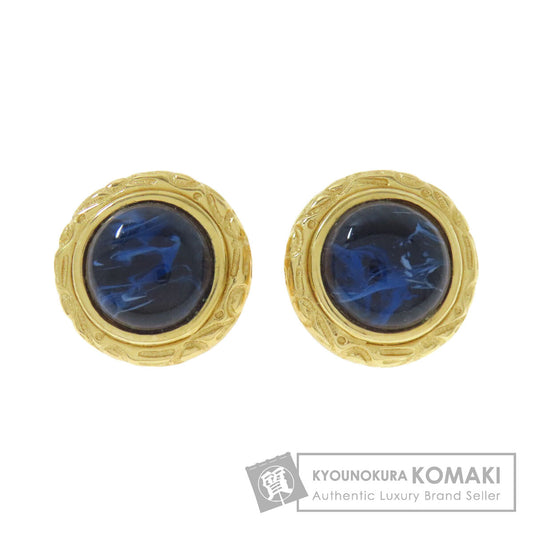 CHRISTIAN DIOR Stone Earring Metal Ladies [Used]