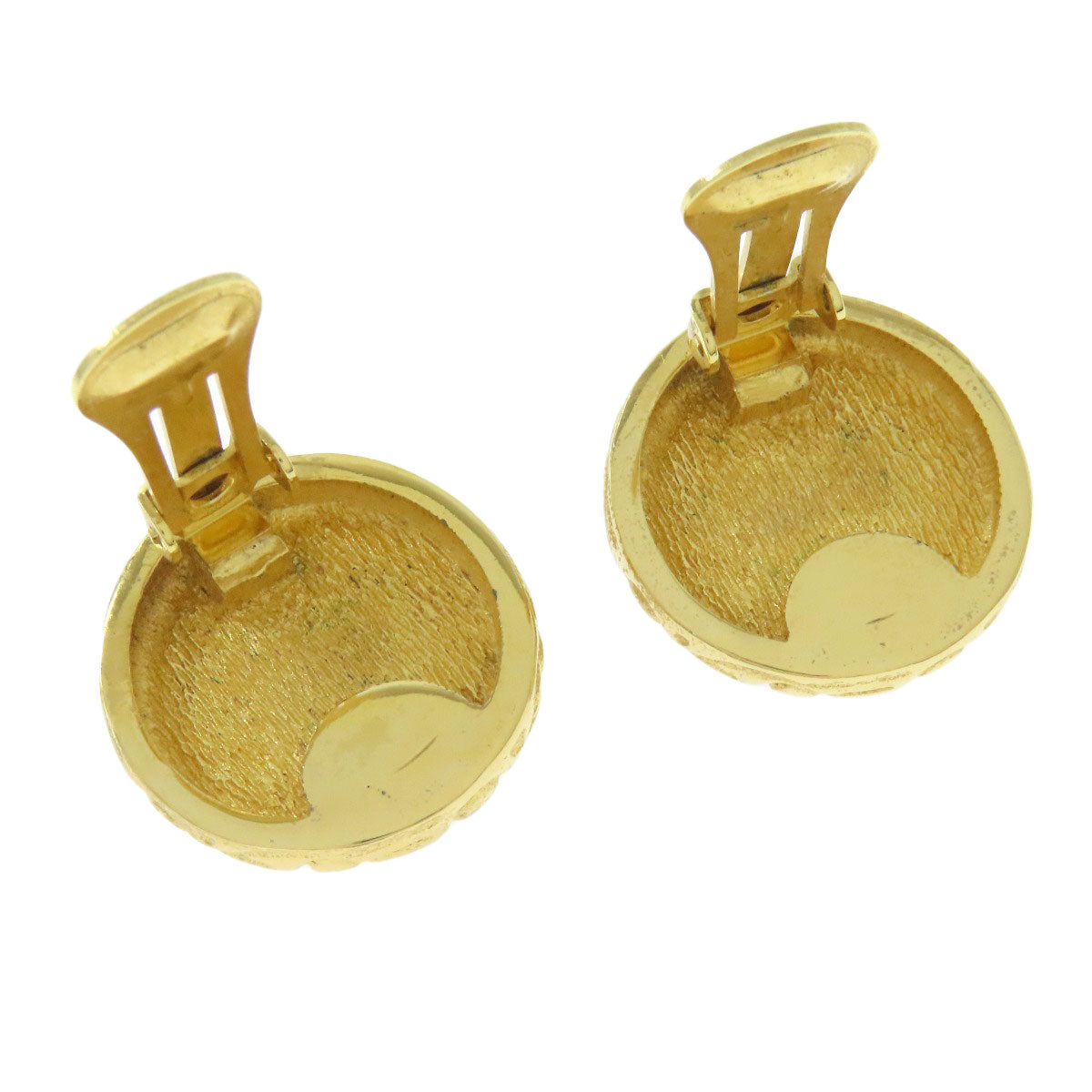 CHRISTIAN DIOR Stone Earring Metal Ladies [Used]