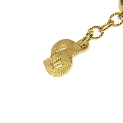CHRISTIAN DIOR emblem Necklace Metal Ladies [Used]