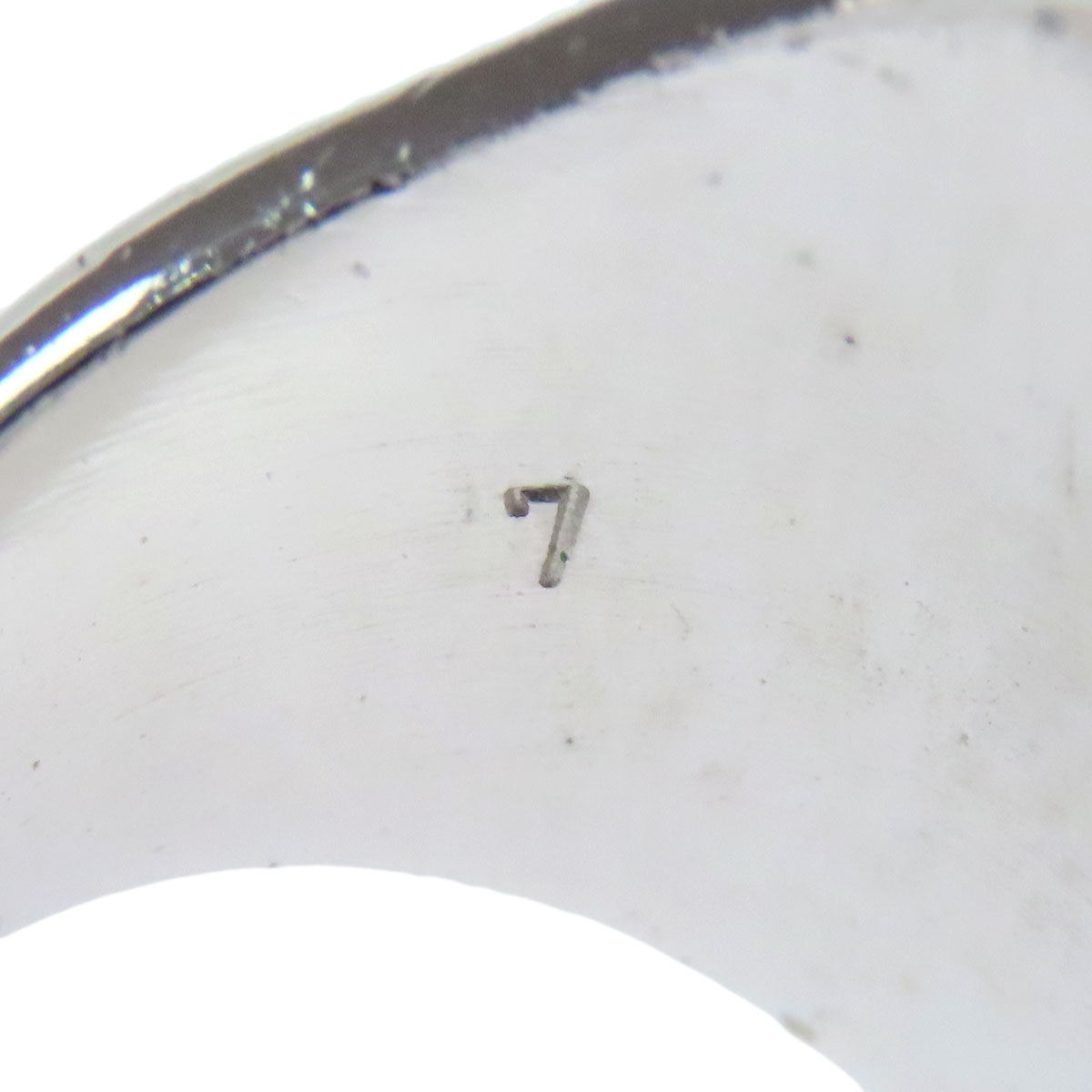 CHRISTIAN DIOR Crystal Rhinestones Ring Silver Ladies [Used]