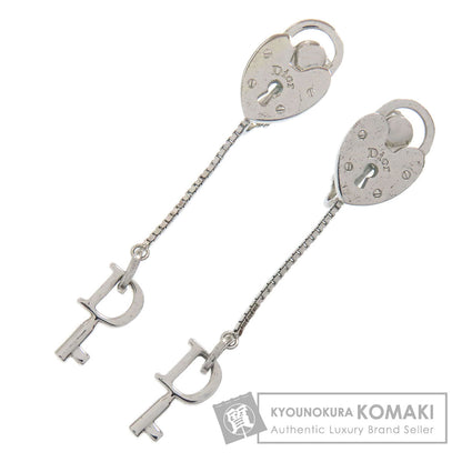CHRISTIAN DIOR Heart Cadena Key Chain Earring Metal Ladies [Used]
