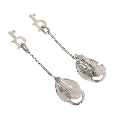 CHRISTIAN DIOR Heart Cadena Key Chain Earring Metal Ladies [Used]