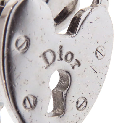 CHRISTIAN DIOR Heart Cadena Key Chain Earring Metal Ladies [Used]