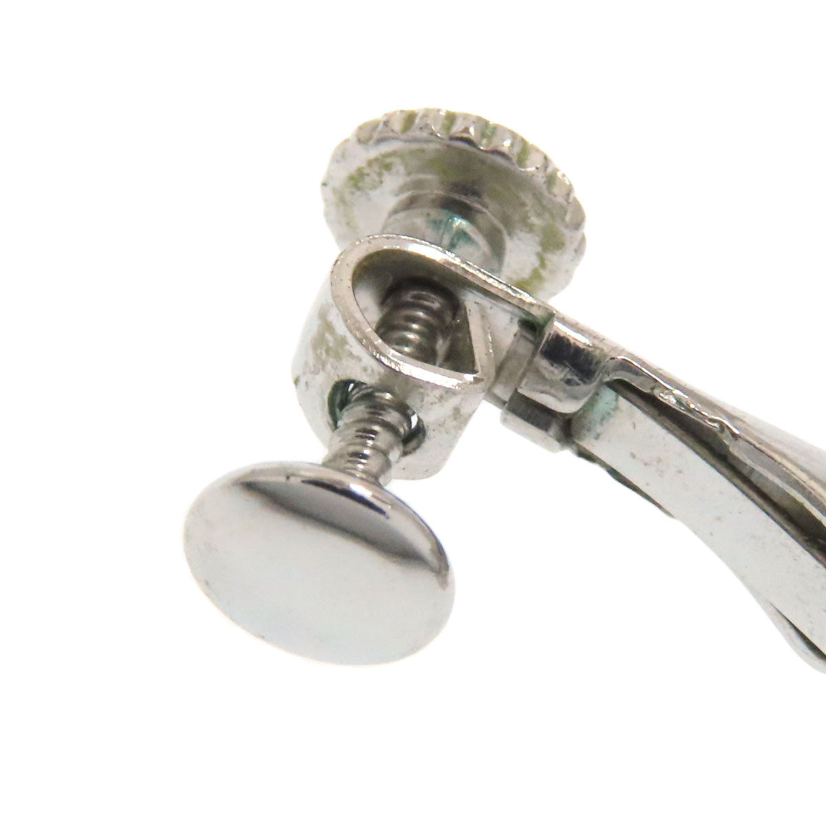 CHRISTIAN DIOR Heart Cadena Key Chain Earring Metal Ladies [Used]