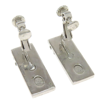 CHRISTIAN DIOR Trotter pattern Earring Metal Ladies [Used]