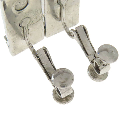 CHRISTIAN DIOR Trotter pattern Earring Metal Ladies [Used]